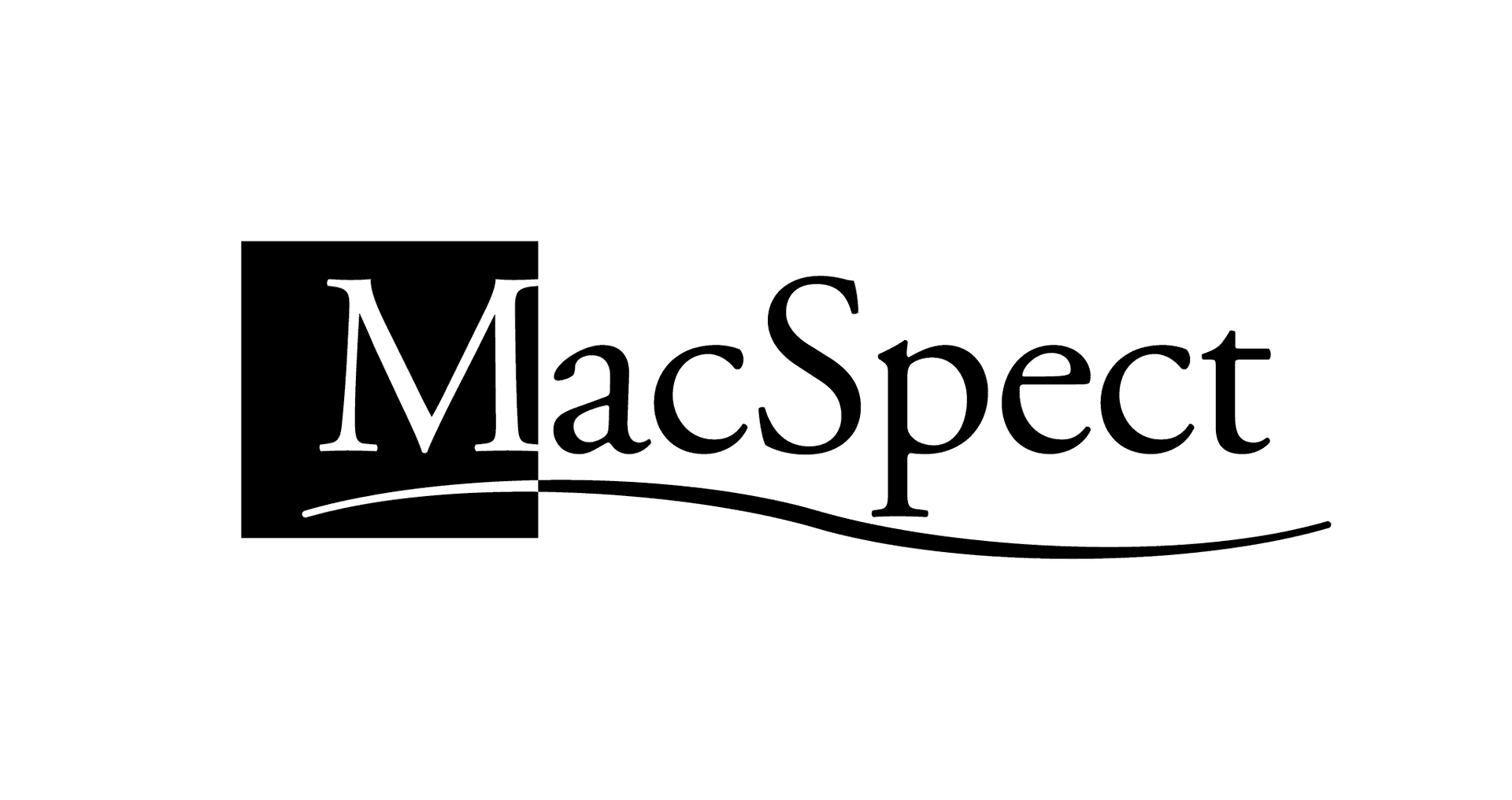 MacSpect logo with stylized typography.