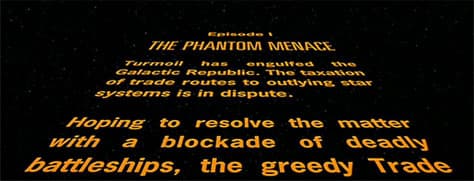 Star Wars: Episode I Opening Crawl