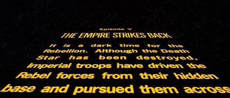 Star Wars: Episode V Opening Crawl