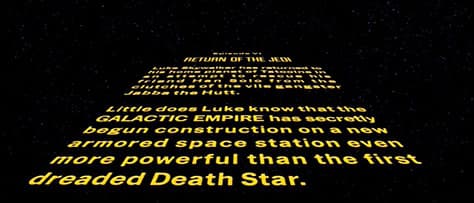 Star Wars: Episode VI Opening Crawl